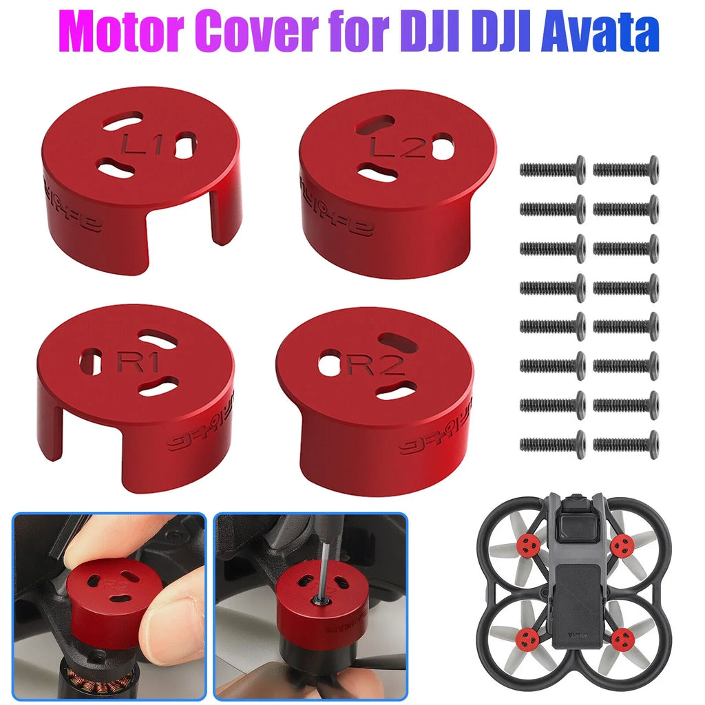 Motor Avata 4Pcs Aluminum Protective DJI Protection Accessories Cover Drone for