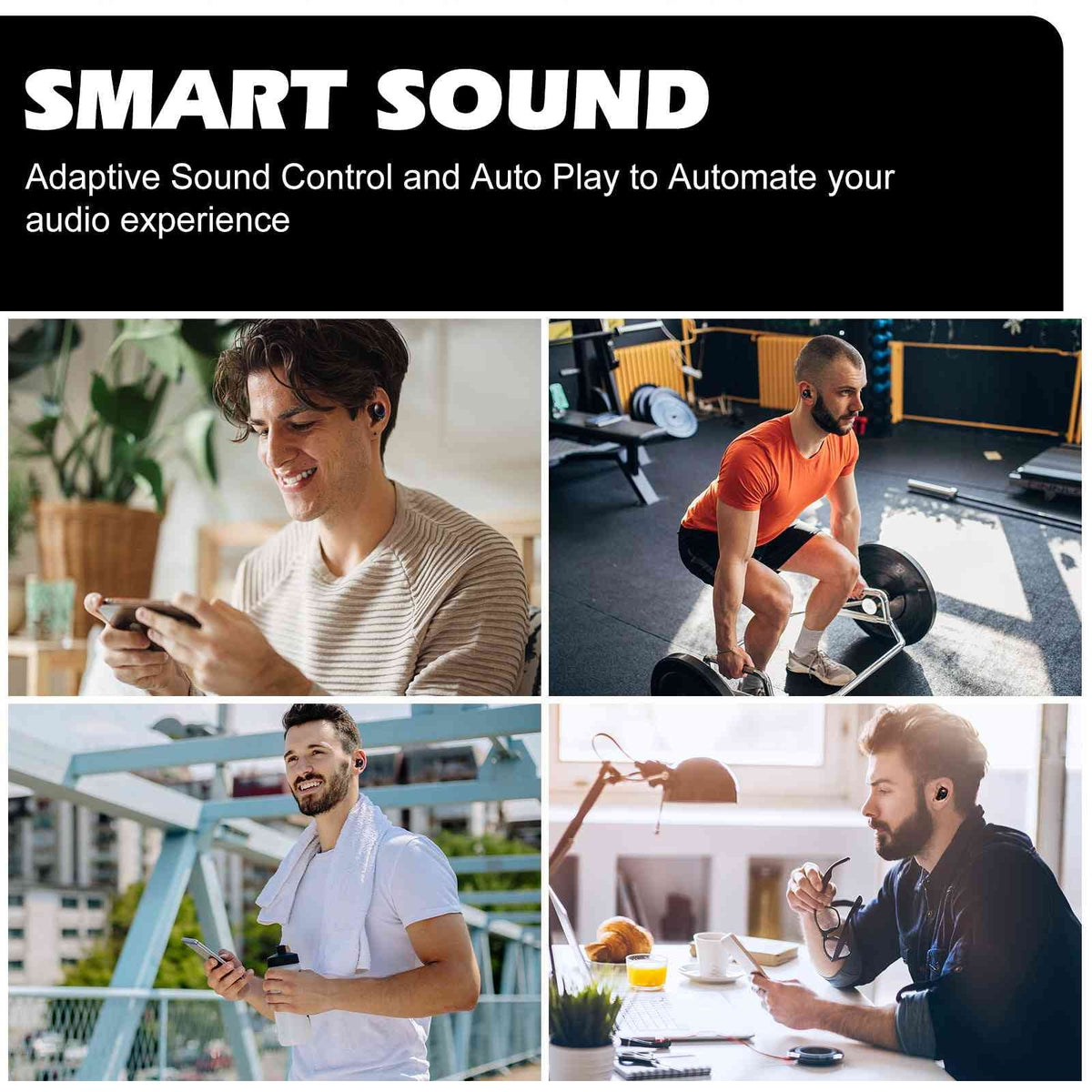 Case, 5.2 Dual Compatible Boost Bass M7 Tab Bluetooth True Connection, Wireless with Bluetooth Gen) Water (3rd Lenovo Resistance, + IPX5 Connect, UrbanX Charging Balanced, Black, Earbuds