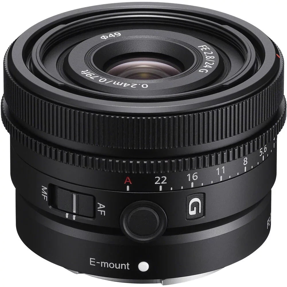 a7C Kit Mirrorless Lens+24mm f/2.8 Lens Sony 28-60mm with Camera (Silver) G +Flash-