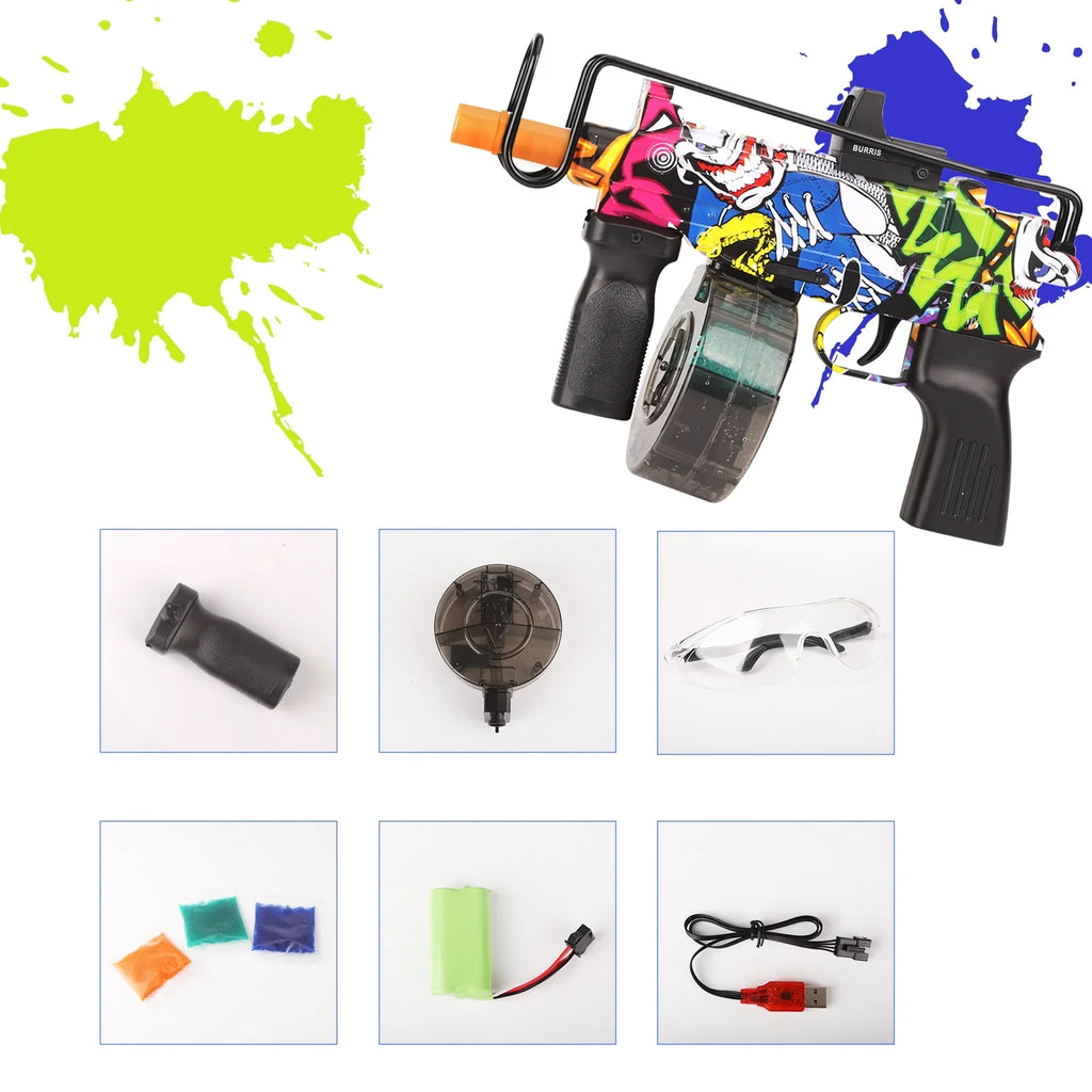 Out Games Door Automatic Kids&Adult Blaster Gun for Ball Splatter , 15,000 with Backyard Balls Water Toys Activity Yimore 12+ Beads Gel for Ages