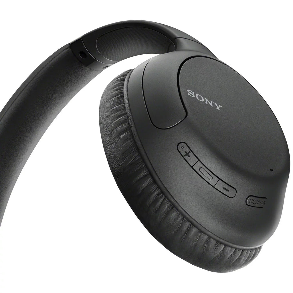(Black) Headphones Wireless for Sony Gear Headphone WHCH710N Model with the Headphones Stand and Case WH-CH710N Deco Noise-Canceling Bundle
