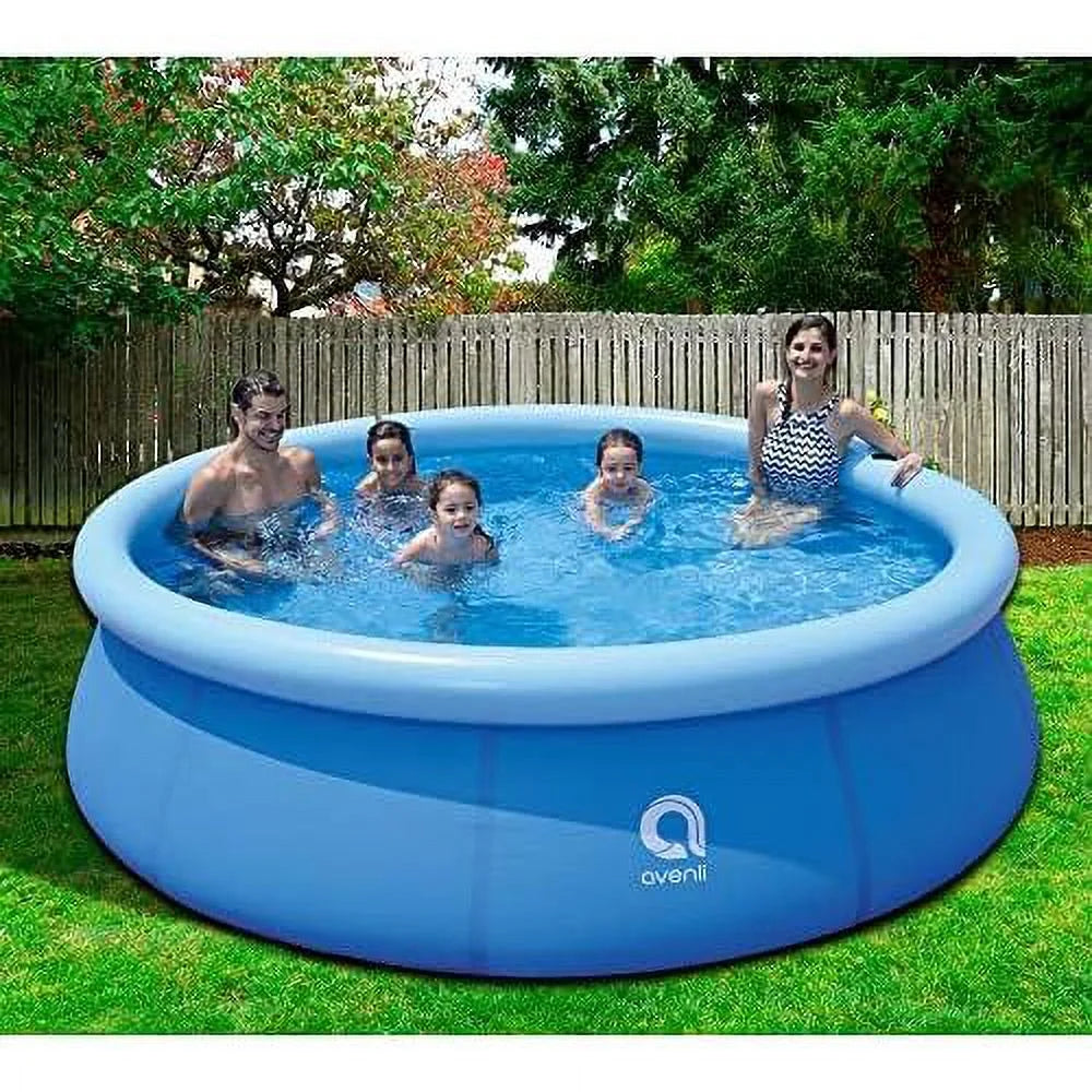 30 pool, foot capacity kids outdoor 10 set above 3 blue prompt 17807 inch avenli person to backyard kiddie 2 swimming x ground inflatable
