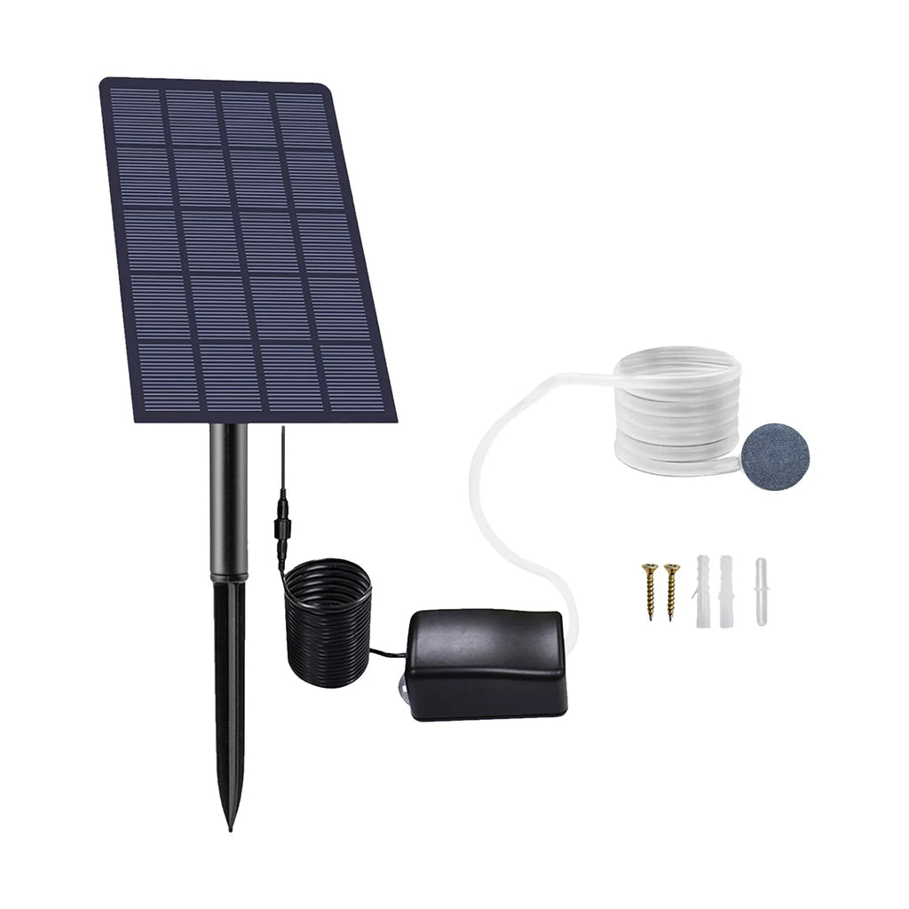 With 2w Fish Pump Fish Air Pond With Oxygenation Air Solar Solar Pipe Aerator Fish Pool Stones Pump Pond Pool Pump Air Pump Solar Aerator pump,Bubble Aerator Bubble Stones