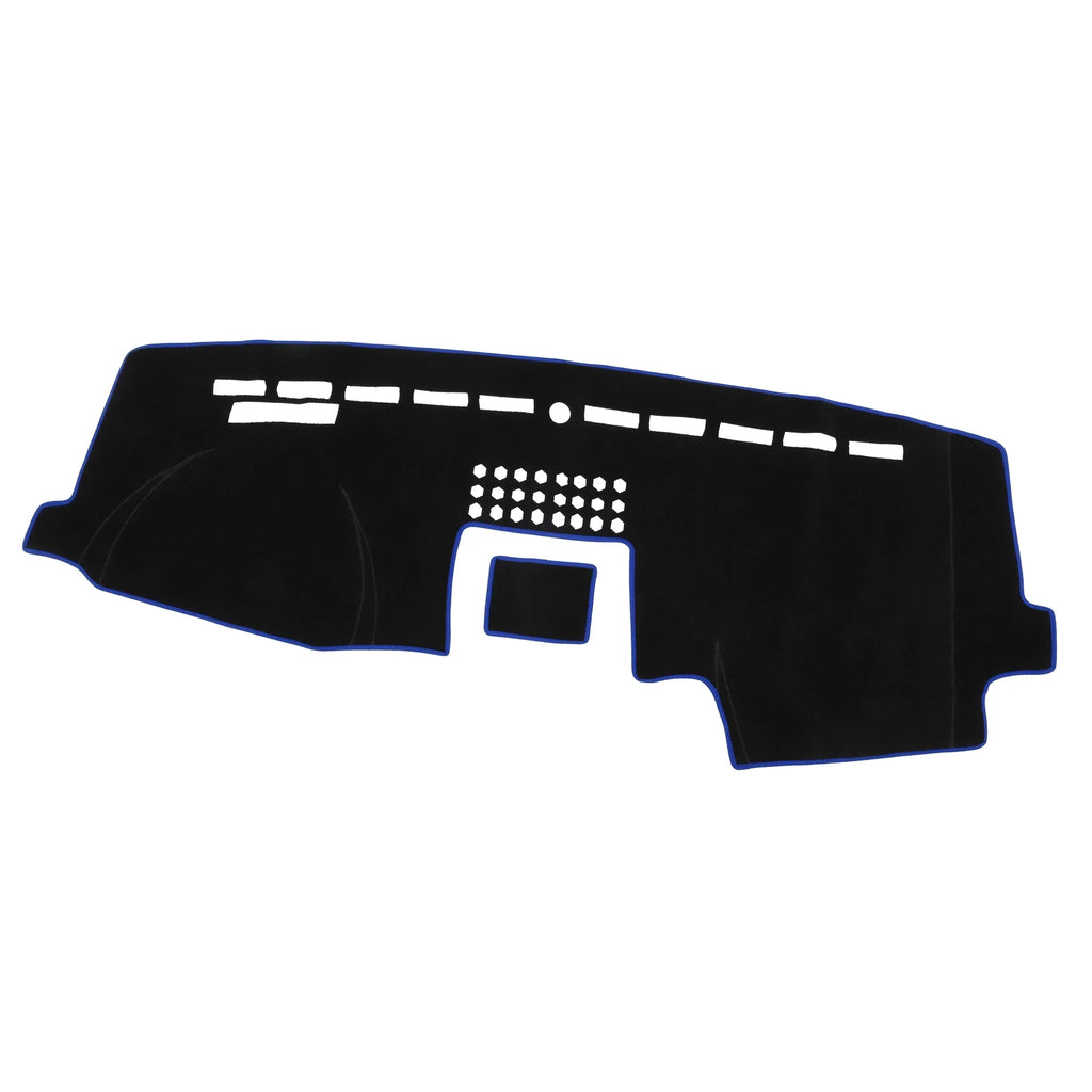 F150 Dashboard Ford Bargains Cover Protective Center Black 2015-2020 Polyester Car Unique Console Mat Blue for