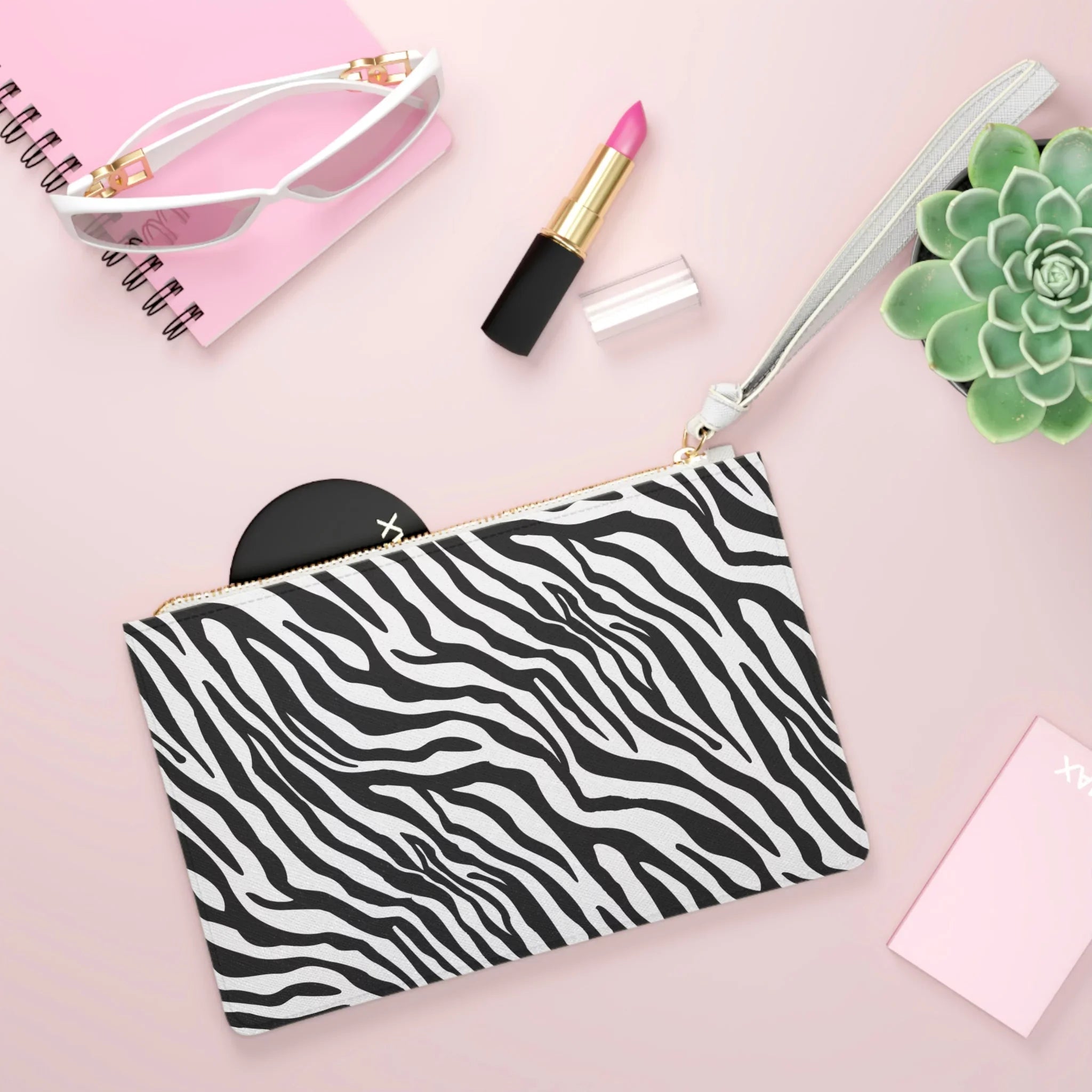 Bag Zebra Print Clutch