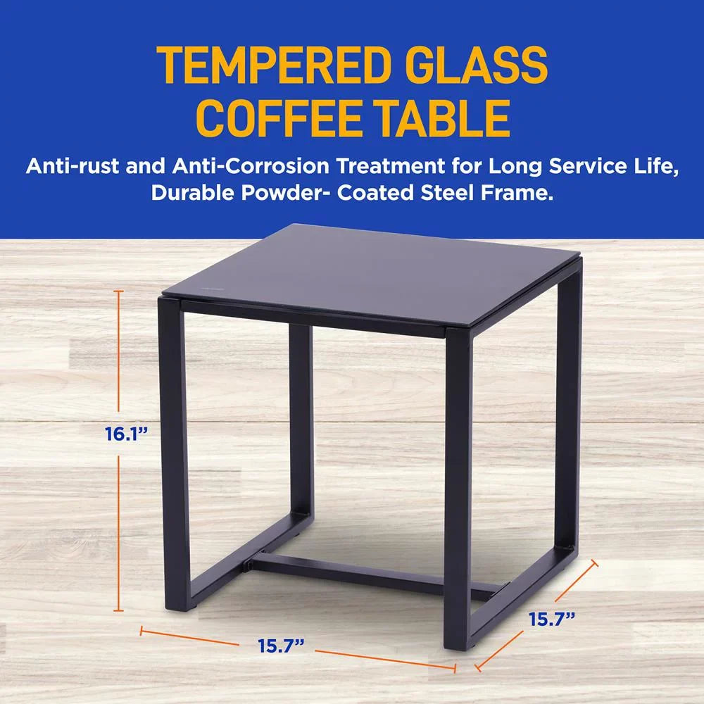 Single Pcs. Chairs Coffee SereneLife Furniture, Table, & Patio Set-Includes Outdoor Per 1 3 Brown 2