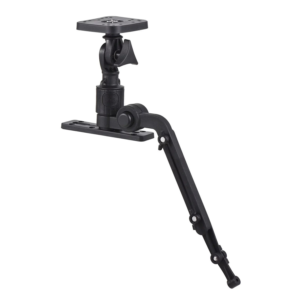 Transducer Boat Durable Finder Mounting Arm, 360 Degree Adapter, Base Tomshoo Fish Mount Swivel Kayak