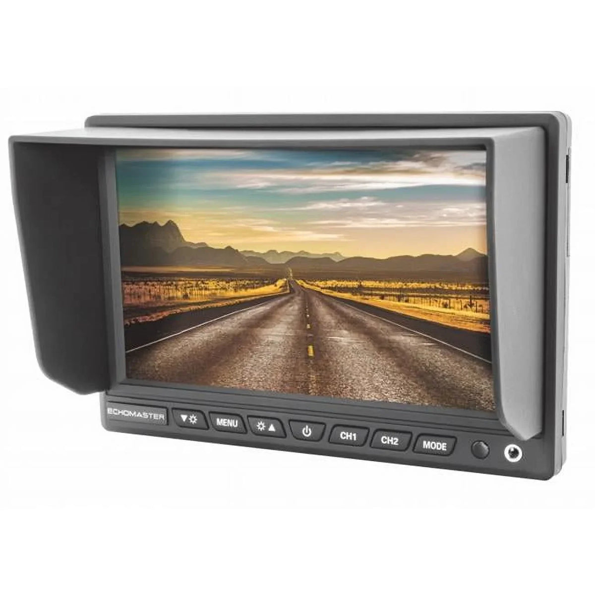 7 in. 720p 2 Monitor Channel ECMPMON-7022-AHD Echomaster Input AHD with