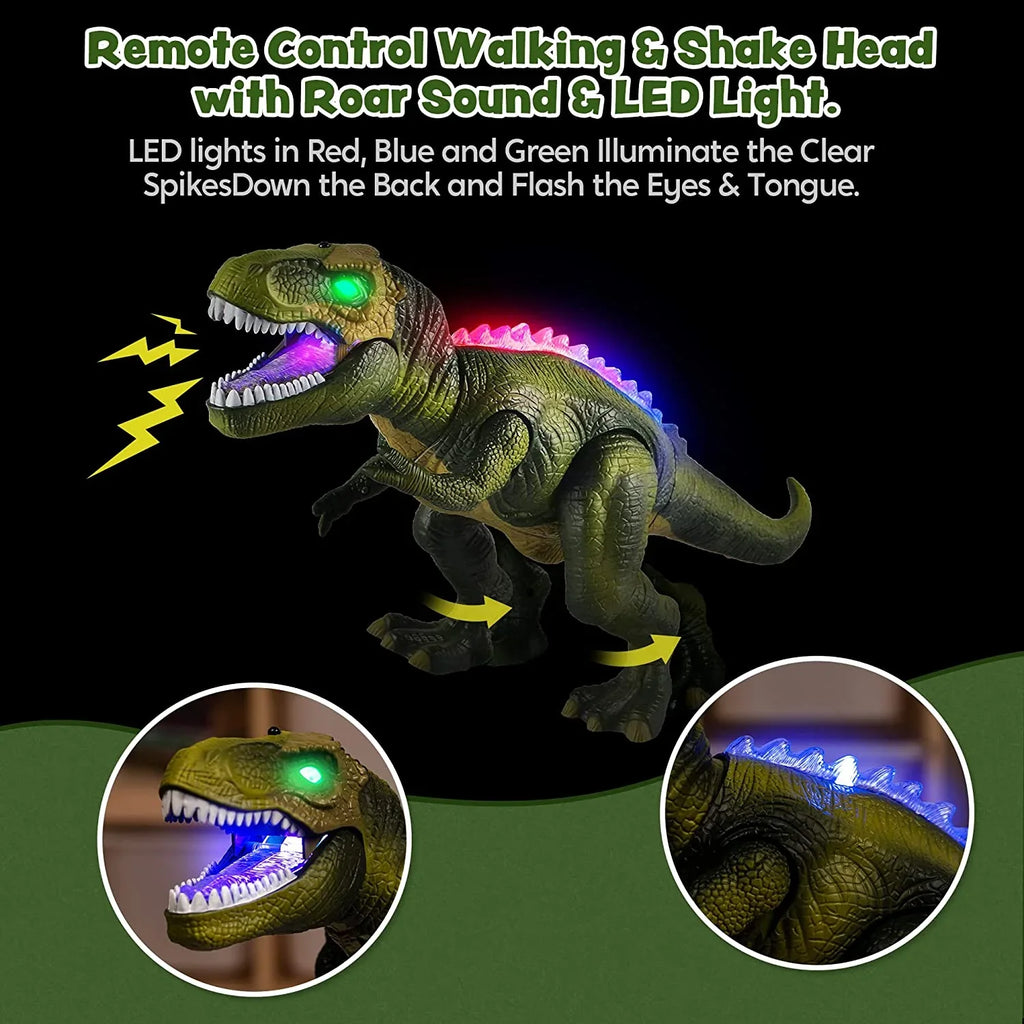 saur Toy for Steam Roaring Dancing Robot Boys Gift Girls,Green Toy,Electronic dinosaur for Walking T dinosaur Boys,Big and and Kids Rex Sound, Toy JOYIN saur dinosaur with Toy,Birthday Kids Light