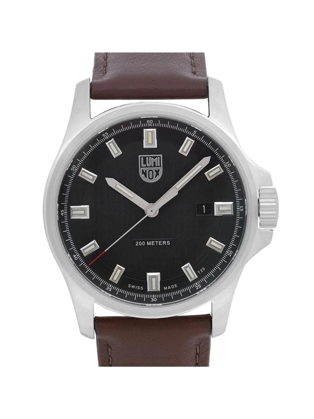 Black Quartz Dial Watch Mens Dress XL.1831 Stainless 42mm Steel Luminox Field