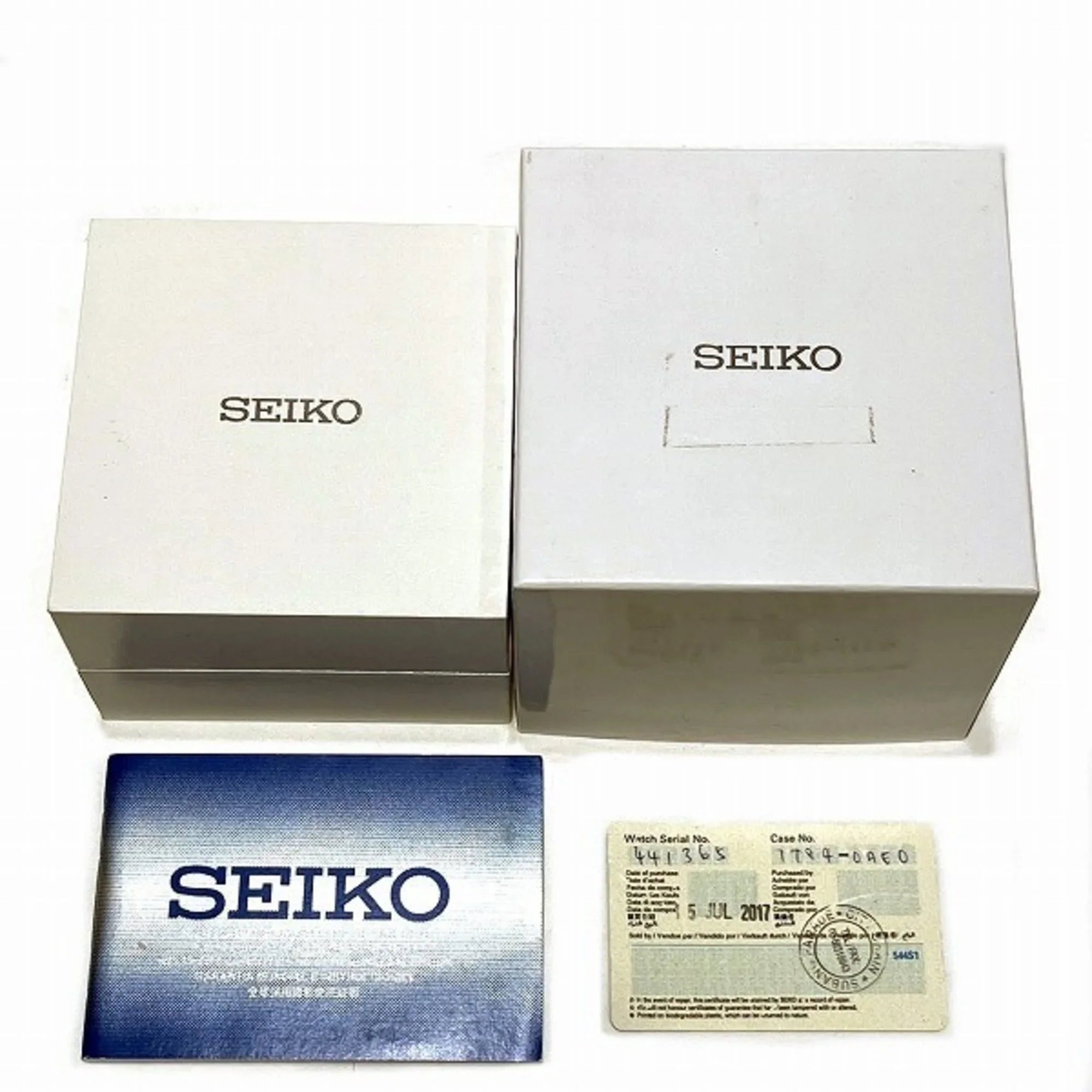 Velatura New) Chronograph Timer Pre-Owned Seiko Watch Quartz (Like Men's Yachting 7T84-0AE0