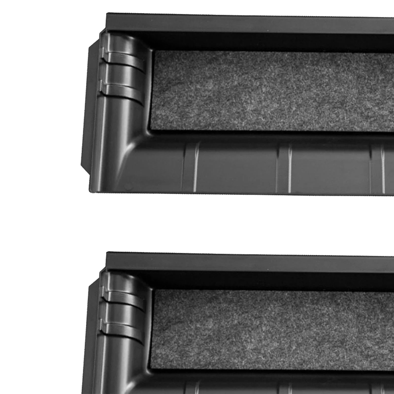 under Interior Accessories Decoration Storage 2Pieces Box Tray Car Hidden Seat Hidden
