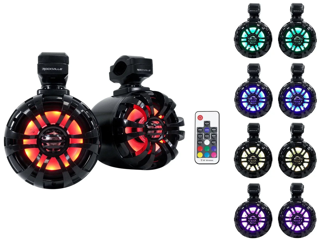 Speakers+Amp General For 2016+ Pods+LED Polaris GEN65FE Tower Memphis (2) Audio