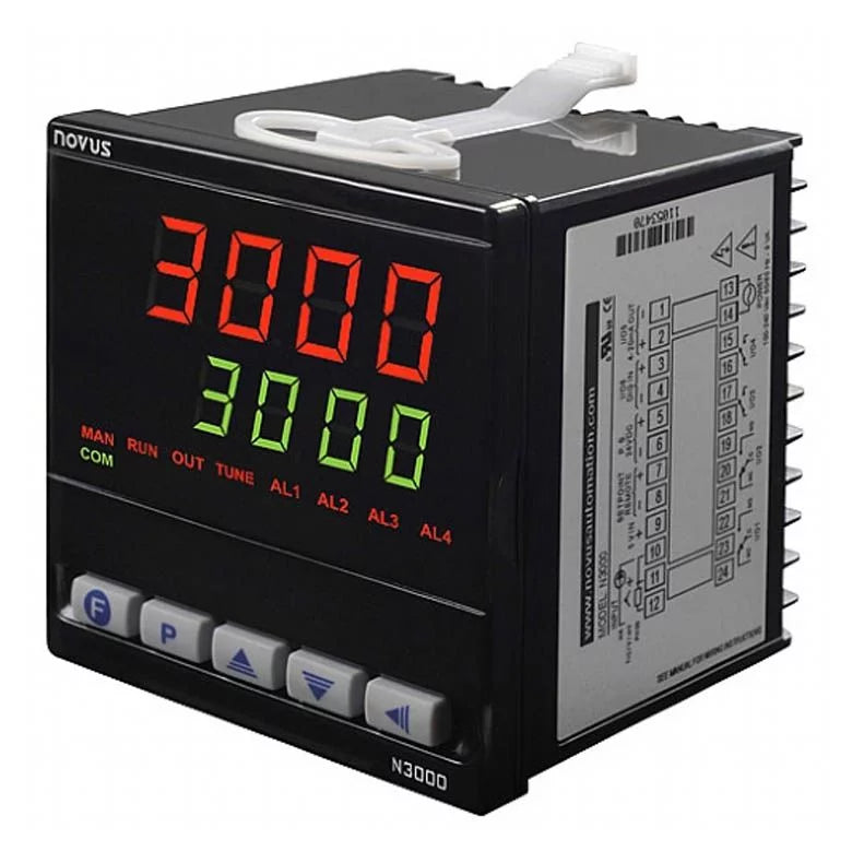 Process RS485 USB 4 8300200224N3000 24V 1/4 NOVUS DIN relays, controller,