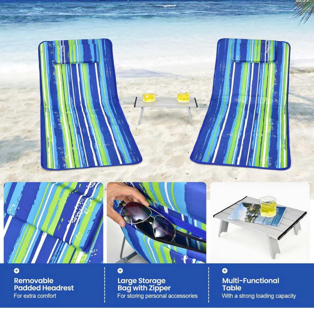 in Lounge with set! 22.0 style our and multi-functional Unwind - Luxurious Set on-the-go comfort Beach Chair -