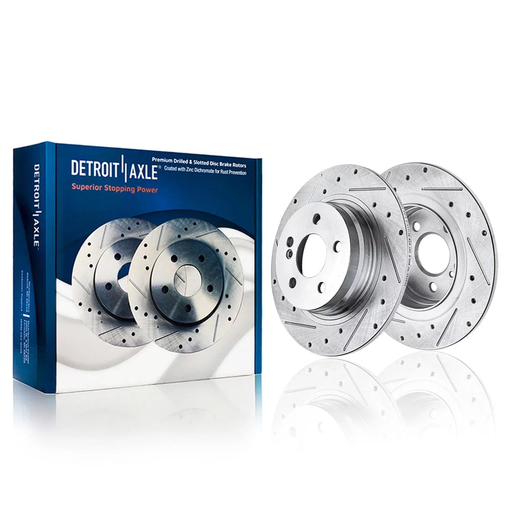 300 for 2008-2009,2012 C230 C MERCEDES-BENZ Ceramic Brake Rotors & Replacement - Detroit Axle and Rear Brakes Mercedes-Benz C250 Kit C300 Pads Fits select: Front Brake 4MATIC