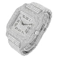 Charles Watch Raymond (Silver Out - Crystal Square Bling-ed You Hip in R#) Iced Will a Watch Biggie Black Hop Out 0513Sq Hypnotize