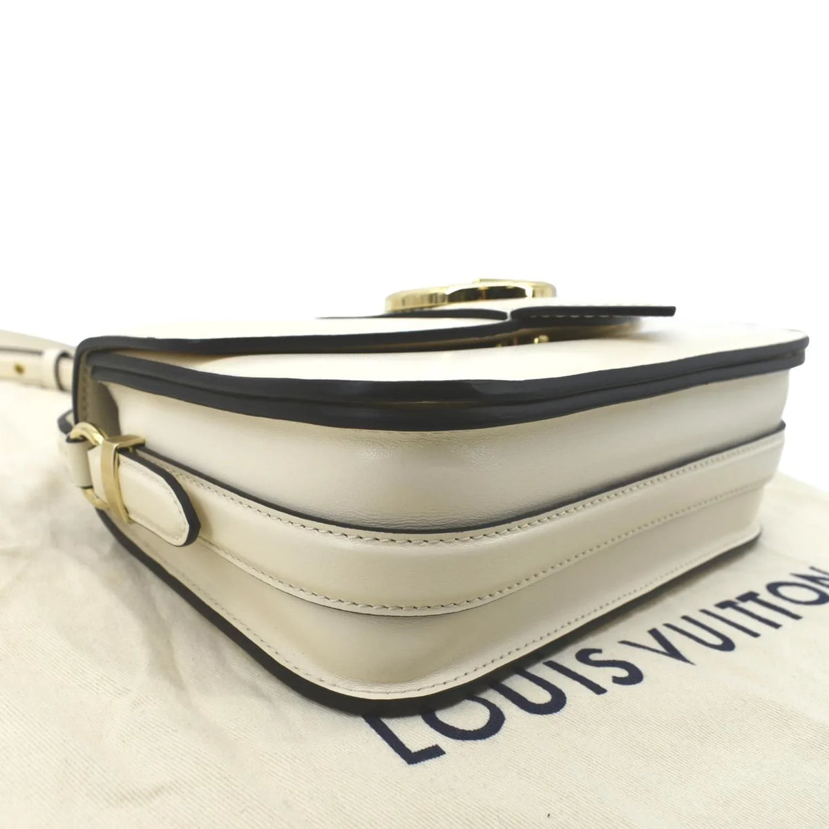 Shoulder Creme Leather LOUIS Calfskin 9 Pont Bag VUITTON Pre-owned