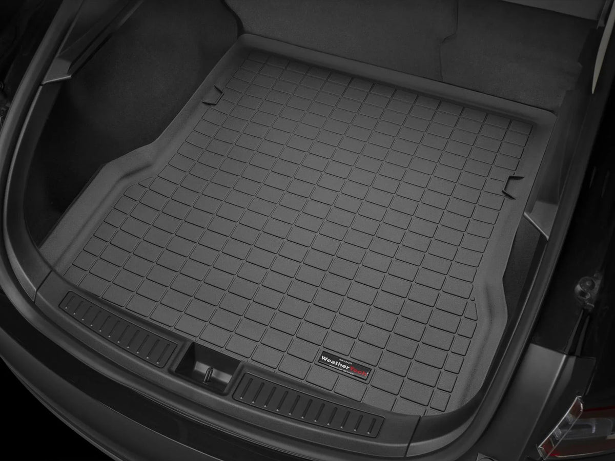 Trunk XJ Liner Bumper Black Trunk Protector, Protector - Series with Cargo With Bumper 2011-2015 compatible Jaguar with WeatherTech