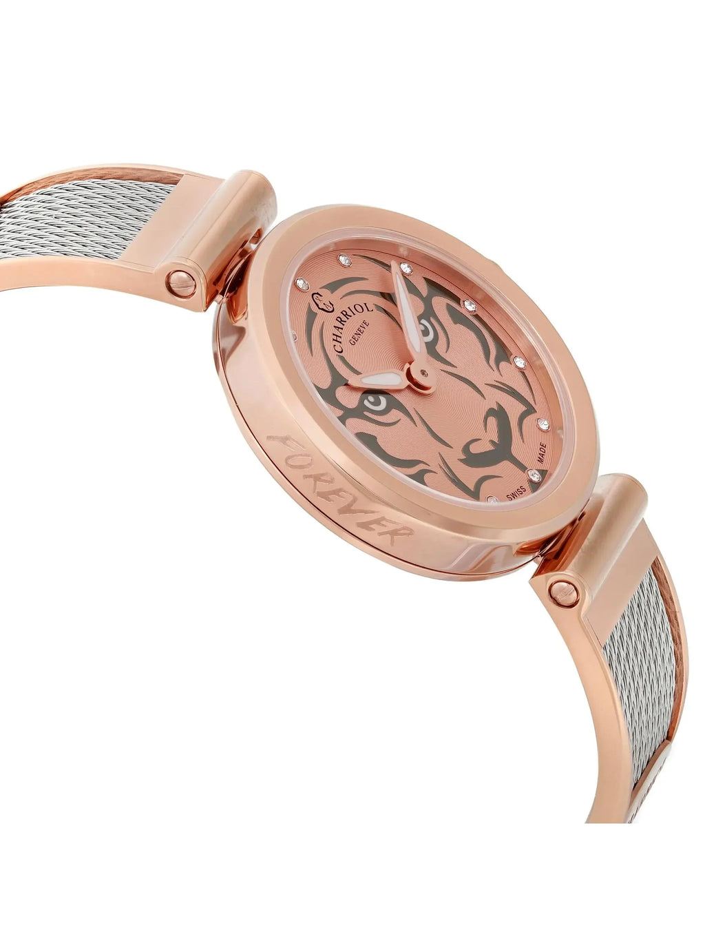 FE32.102.029 Steel Ladies Forever (Like Tiger Pre-owned New) Watch Charriol