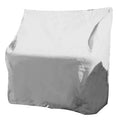 Taylor White Back Vinyl Seat - Large Boat Made 40245 Cover, Swingback