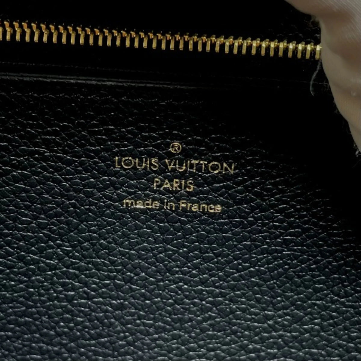 Empreinte Louis Long VUITTON Pre-Owned Zipper LOUIS Wallet (Good) Noir M61864 Vuitton Round Monogram Zippy LV