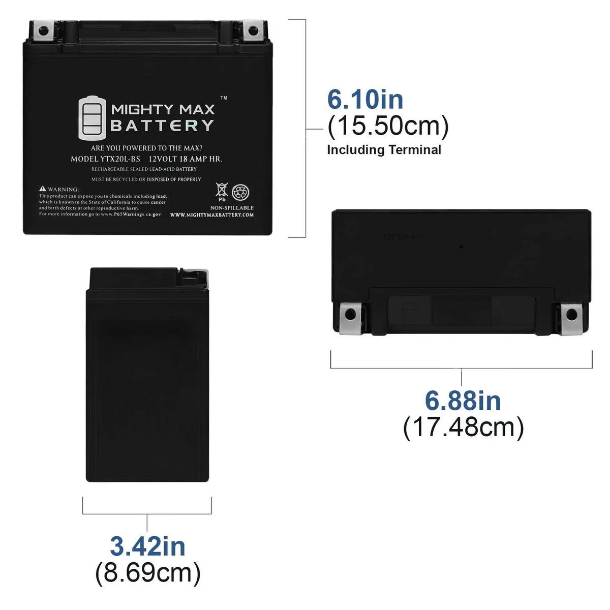 JS750 Charger Battery Jet YTX20L-BS 4Amp SXi for 12V + Kawasaki Ski