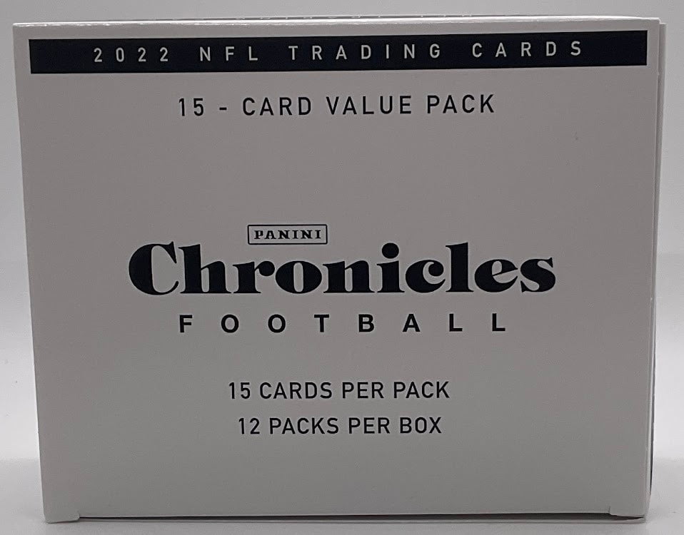 Football Trading Packs) (12 2022 Chronicles Box NFL VALUE Card Panini