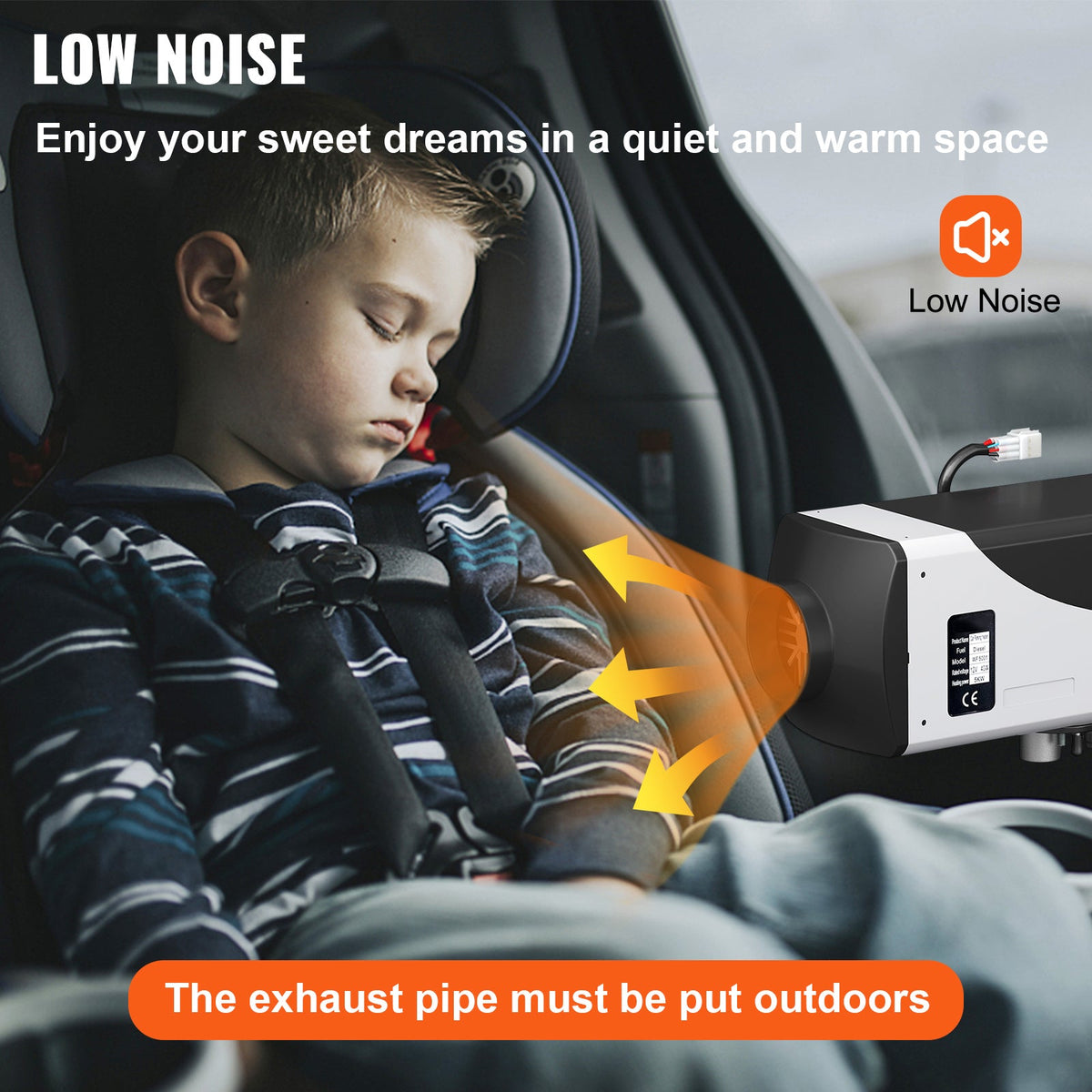 and RV Remote Parking and Heater Air Boats Heater Thermostat Heater LCD 12V SKYSHALO Diesel Diesel with Trailer Diesel Bus Motorhomes 10L Control 5KW Tank for Muffler