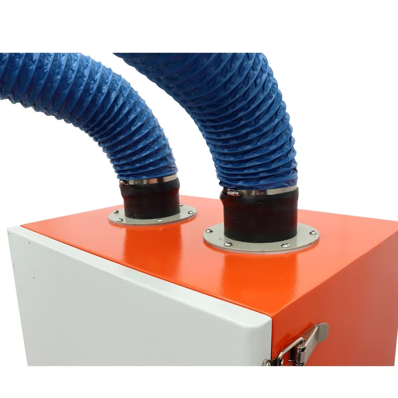 Welding Double Welding Extractor Fume Dust Purifier 220V Smoke EQCOTWEA Arm Smoke Mobile