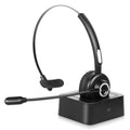 UX-M97 Mute With Headset Cell with Charging Phone Base Dock with Isolation A83 Wireless Headset, Comfortable Wireless Noise Microphone, Mic Charging Bluetooth Oppo Function for Headset