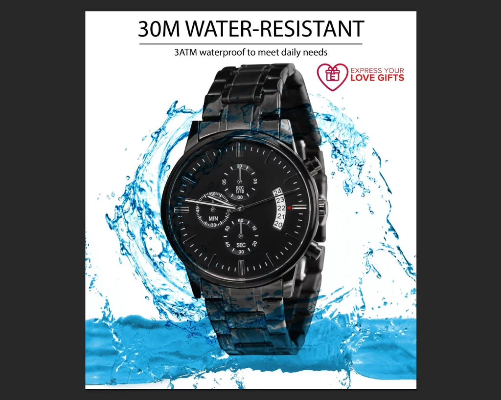 Rider Custom Motorcycle Dial W Men's Stainless Steel Copper Multifunction Motorcyles Watch Engraved 1995