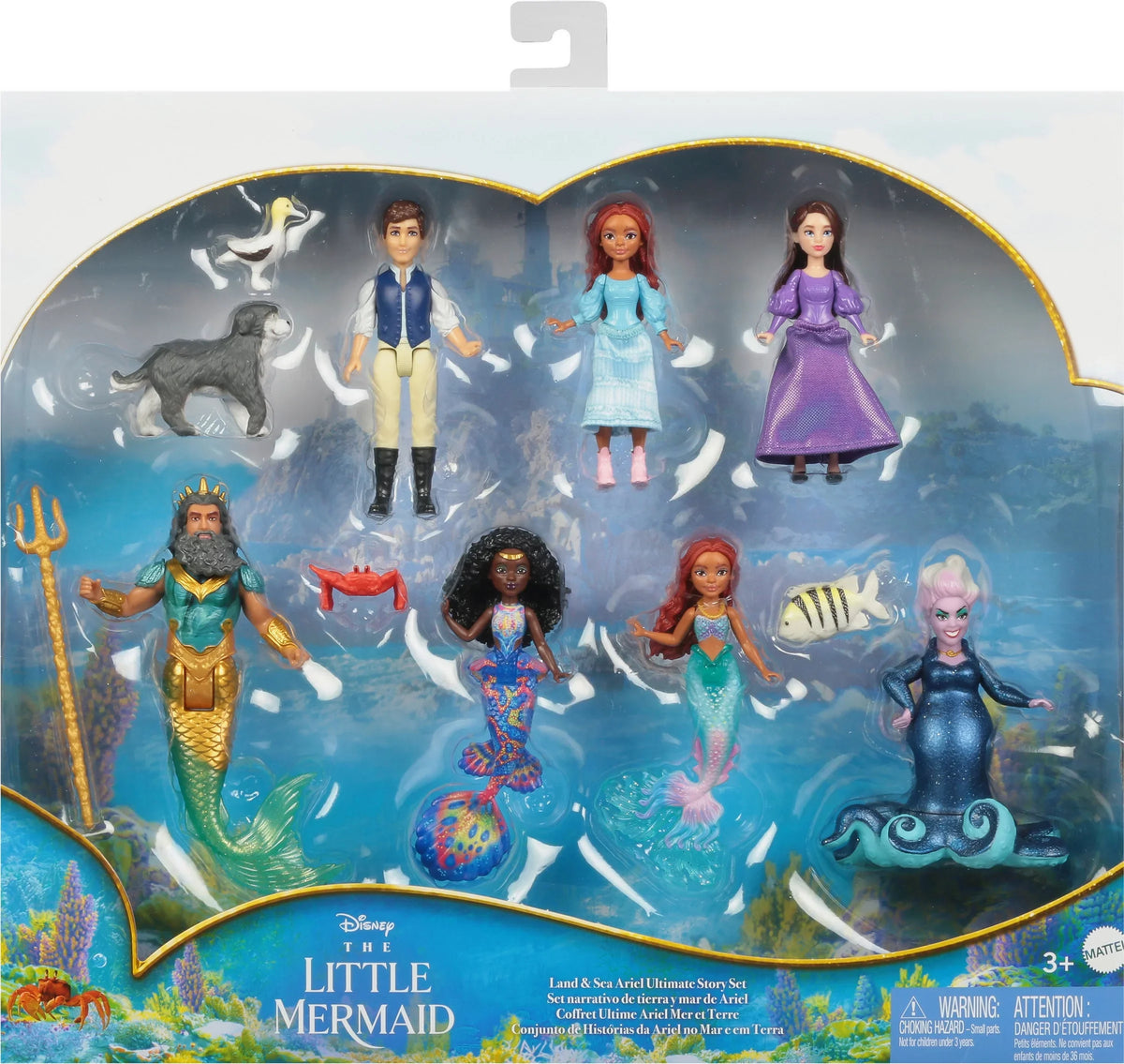 & Ariel Set Little Mermaid Land New Sea Story Doll Box Disney With The Ultimate