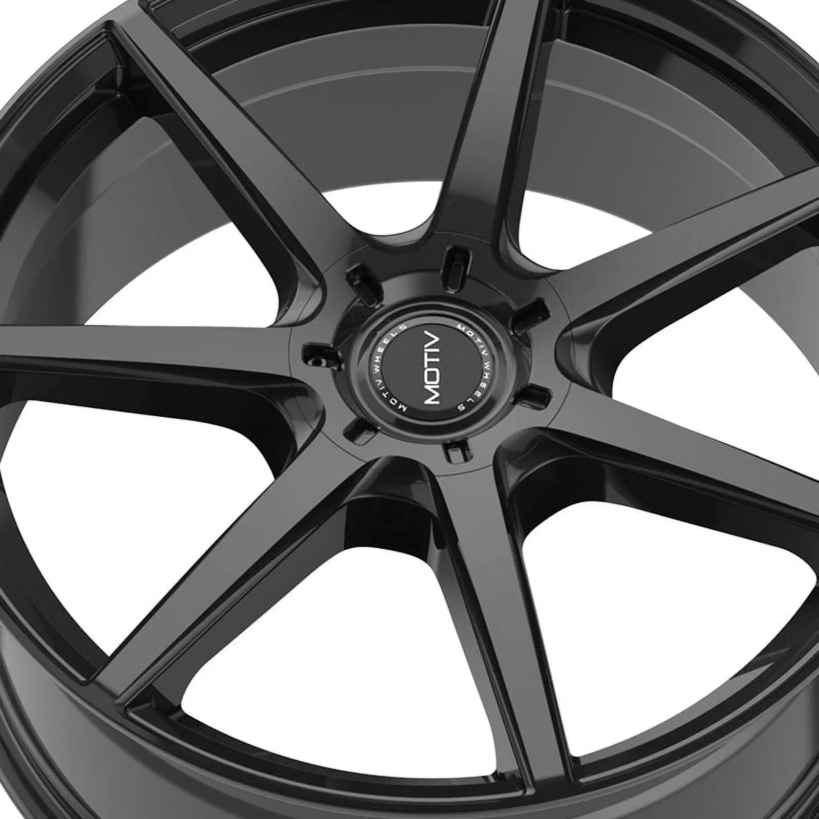 Motiv Black 5X108 Rigor Wheel Rim 17x7.5 432B