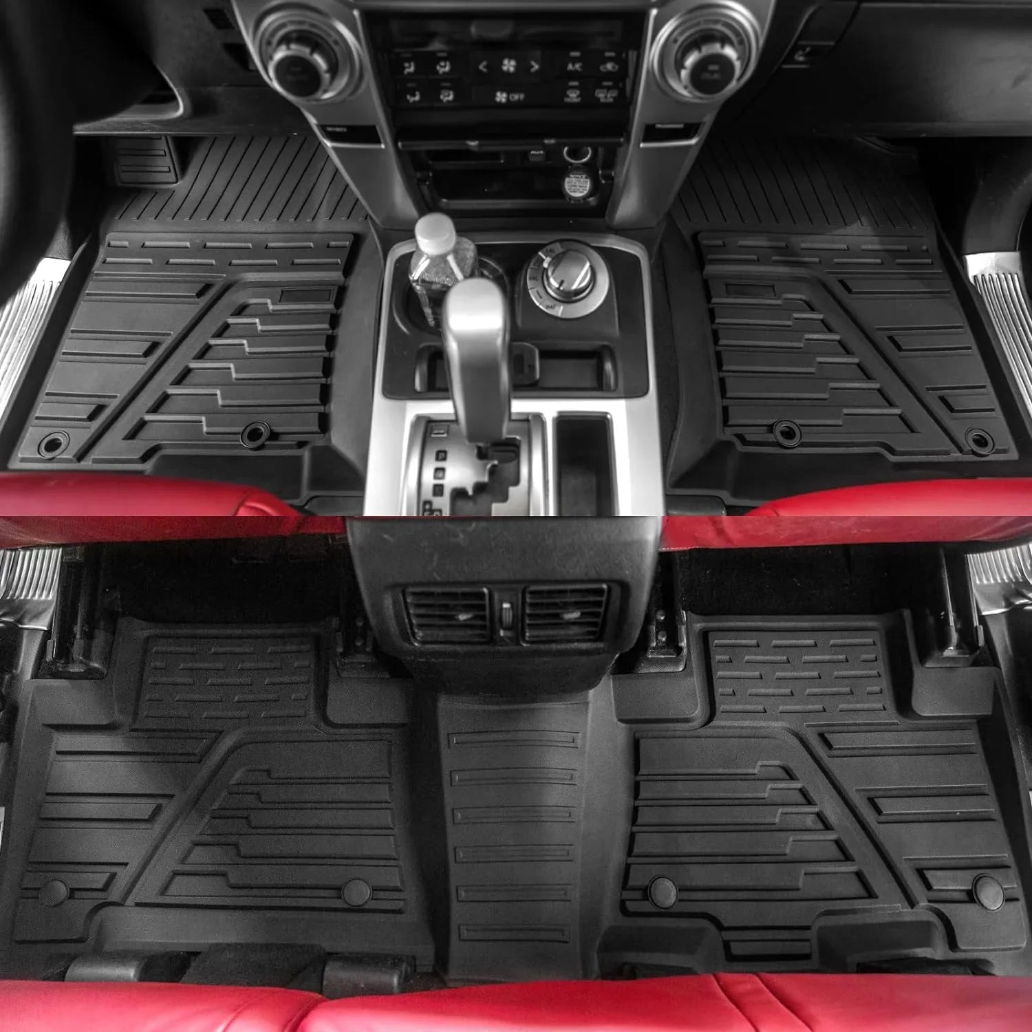 Mats,Fit 4Runner Toyota Mat + Floor with Seats Mat 2023 Liner Runner Floor Trunk Mats Accessories with Sliding 4 Trunk Tray) Cargo 5 Rongtaod Cargo Compatible (Trunk Mats 2013-2024 Liner