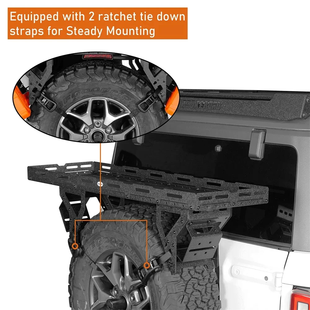 Wrangler 1976-2024 RV Tire JK JL Hooke Ford Spare TJ Basket Bronco Utility YJ Jeep Fit Road