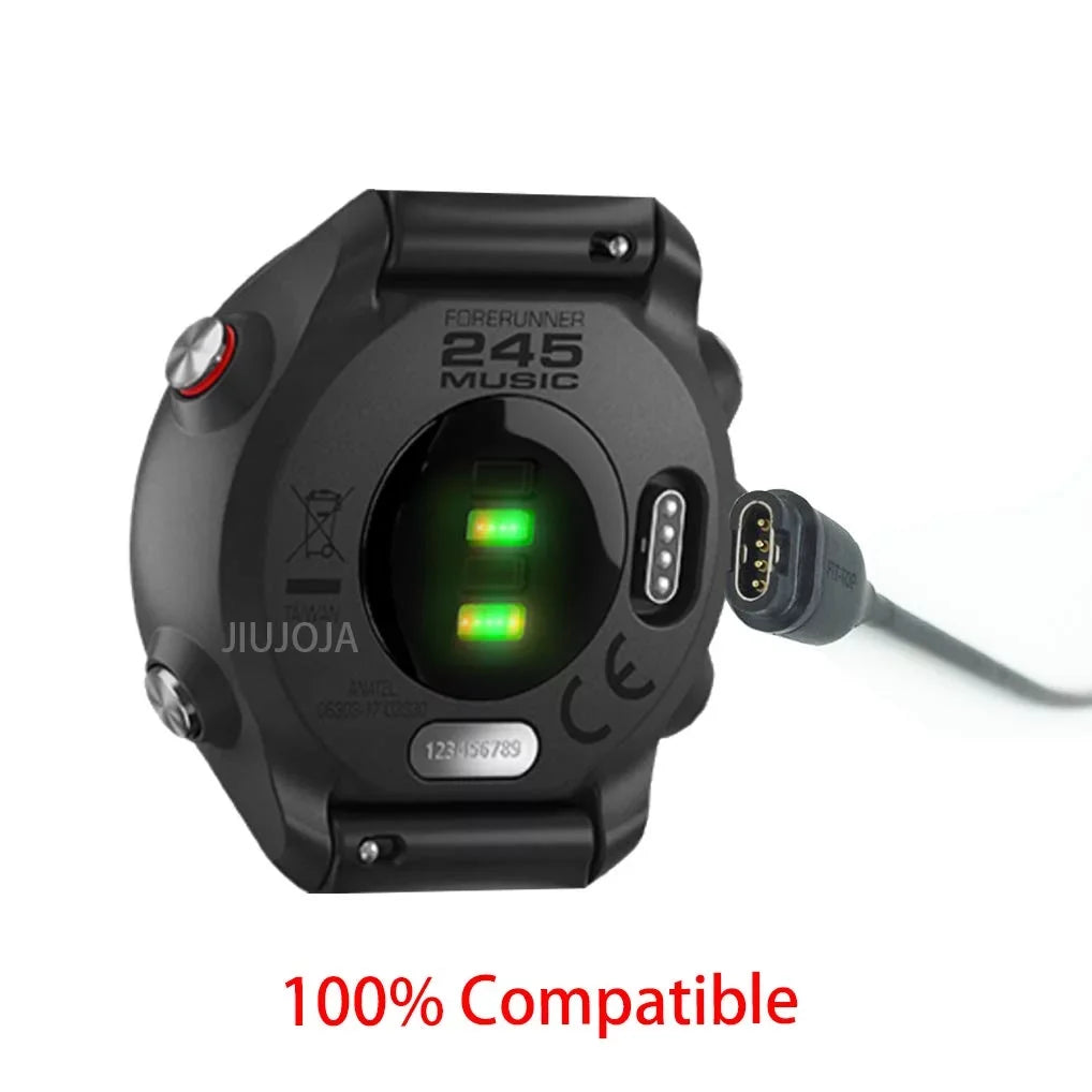 Glass 245/Approach Sync Charging S60 Screen and Charger, 2Pcs for Clip Cable Tempered Data Forerunner HD Garmin
