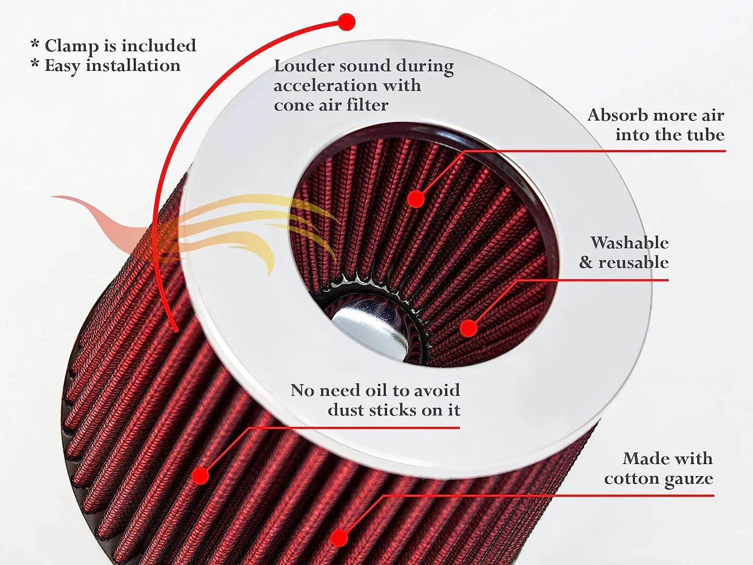'+ 4.3L Kit For Oldsmobile 96-05 Air GMC / Isuzu Sonoma/Jimmy / 96-05 Filter Hombre RED S10 4.3L 4.3L Intake Chevy / Racing Cold Rtunes 96-01 Bravada 97-00 Blazer / Combo Compatible
