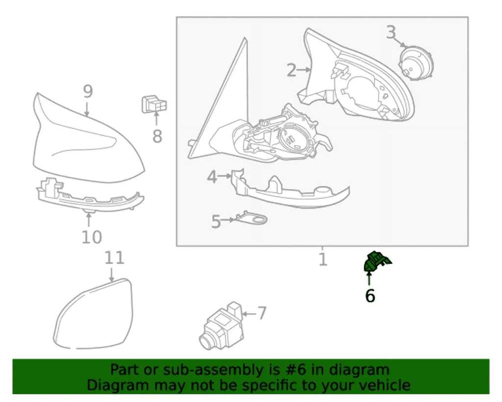 OE Mounts Camera Ext Genuine Set 51168496622 Of New BMW For (2020-2022)