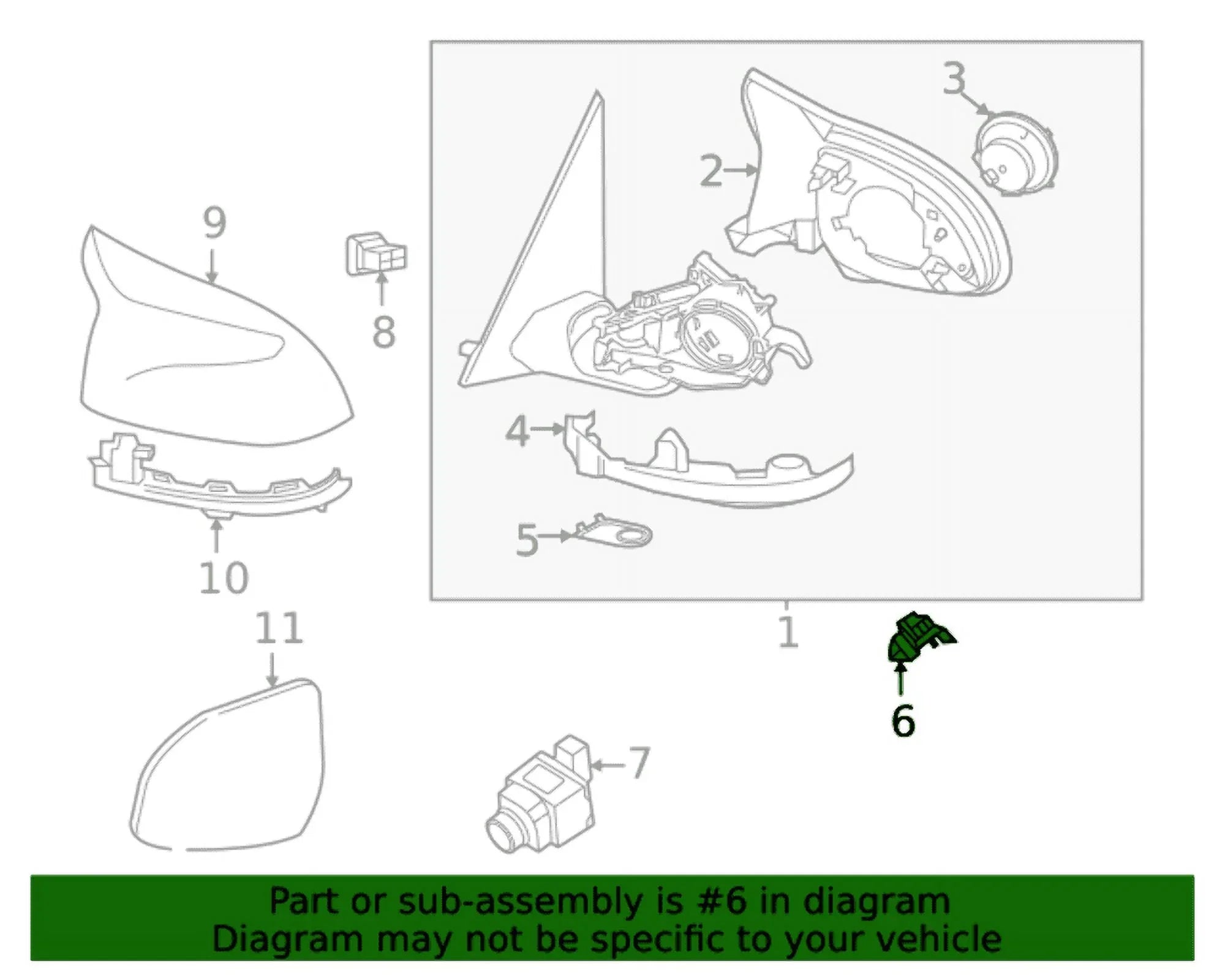 OE Mounts Camera Ext Genuine Set 51168496622 Of New BMW For (2020-2022)