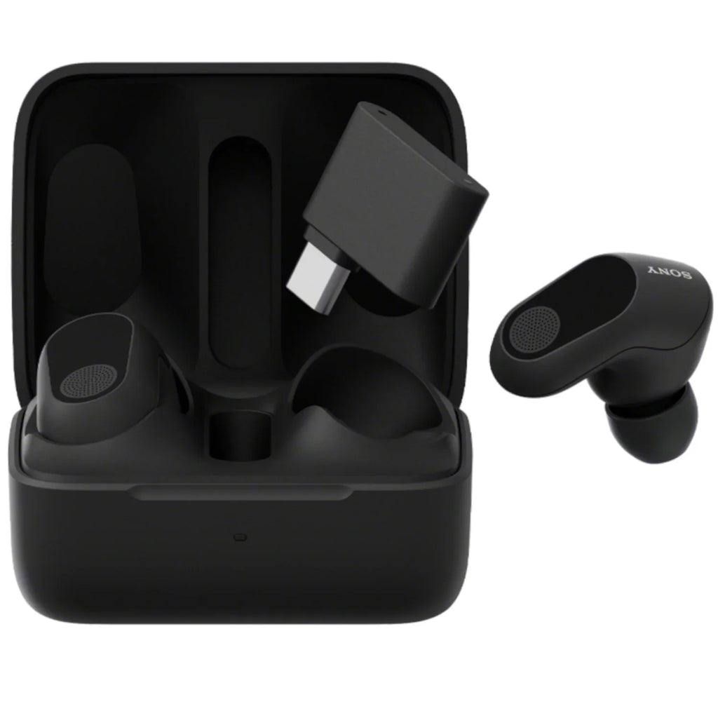 360 INZONE for Sound, Noise Box Open USB-C Low 30ms Black Hours (LC3), Cancelling Buds Spatial and PS5, Battery, Dongle 12 WF-G700N LE Wireless Sony PC, Latency, Audio Earbuds, Truly Gaming