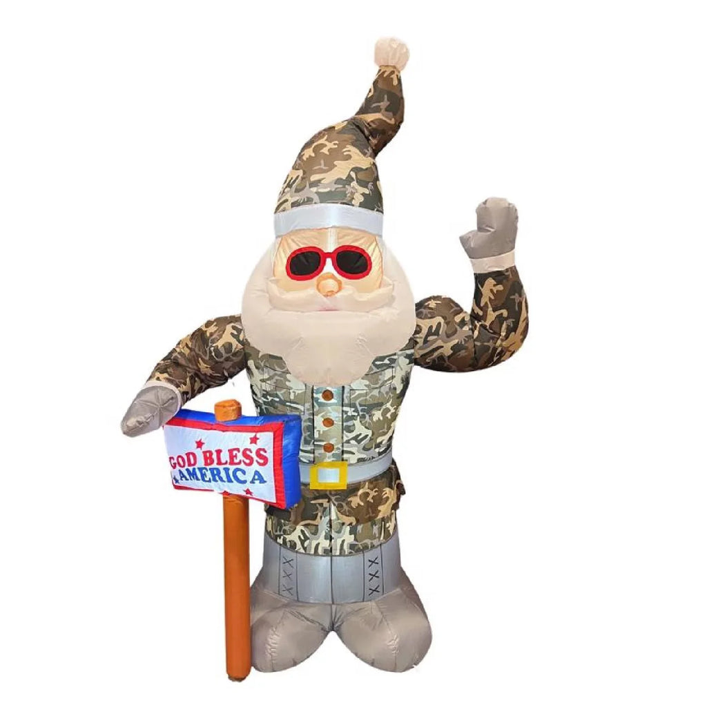 Inflatable ft. Army Santa Celebrations 7 9080557