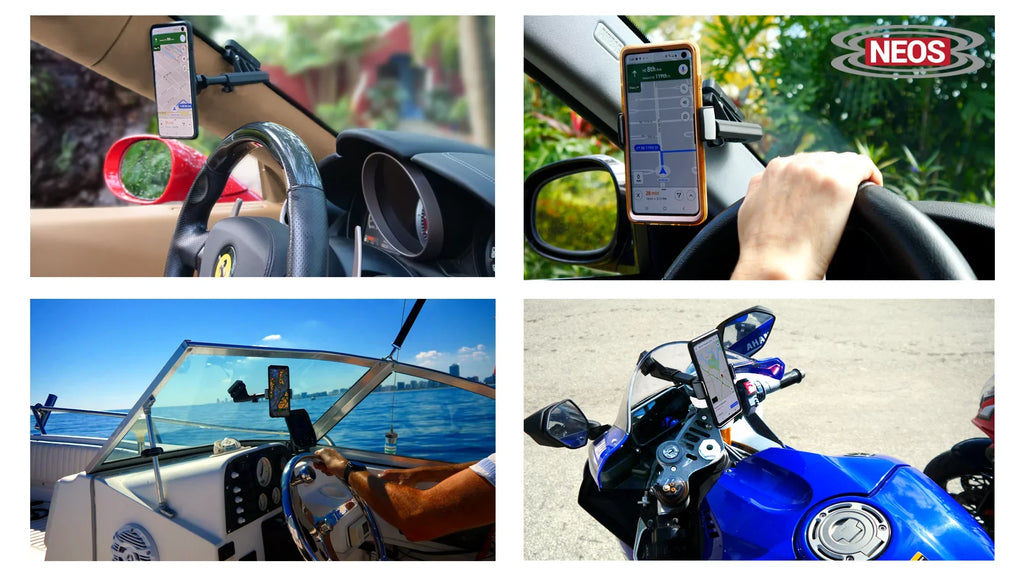 Smartphones Phone Magnetic (Mount iPhone, and NEOS Holder Moto, LG, for Car and Windshield Vehicle Universal D) Boat Huawei, Reliable Best Nokia, Version Samsung, Mount