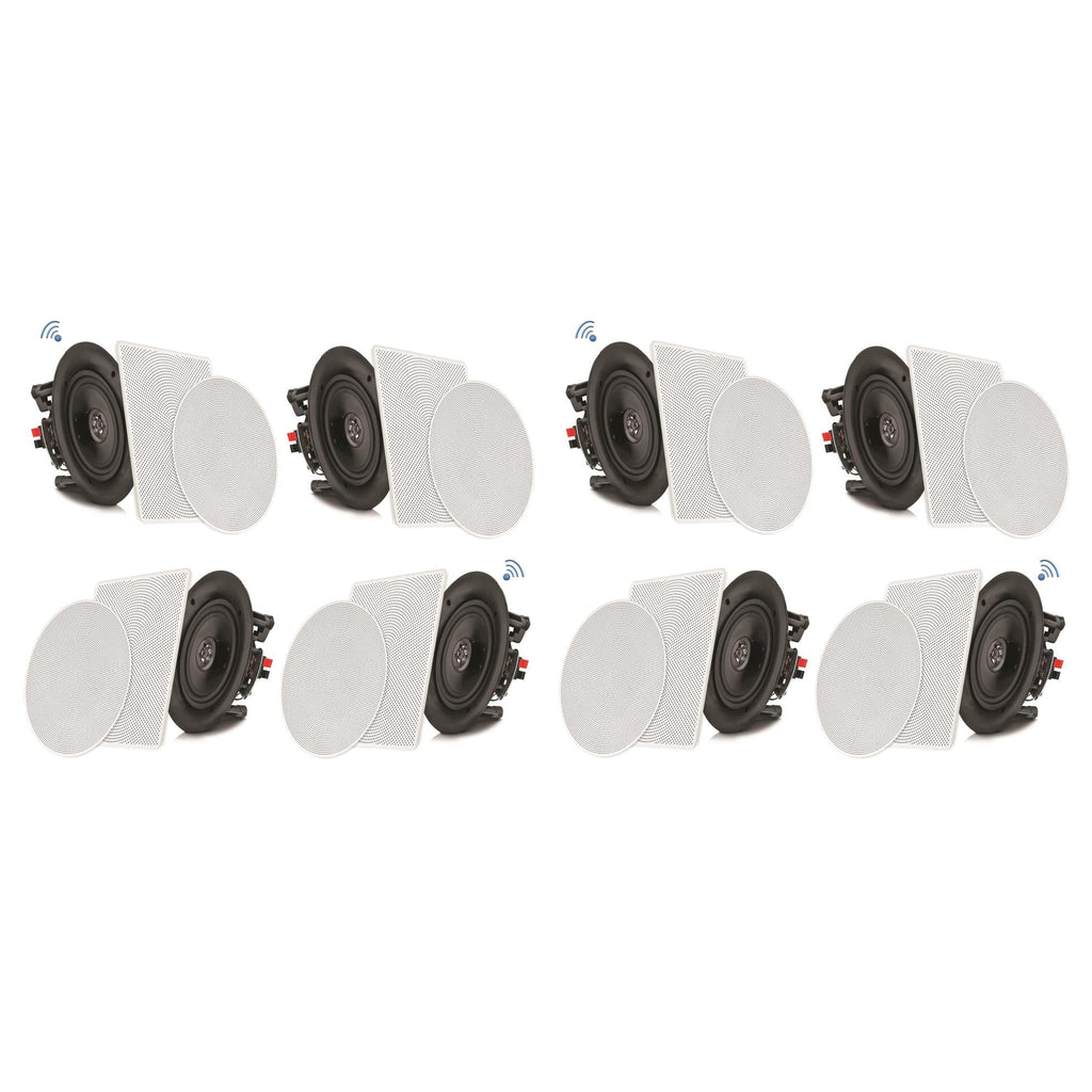 Audio 6.5 Flush Ceiling Mount In Pyle Pk) Way Speakers 2 (8 Bluetooth Wall 200W