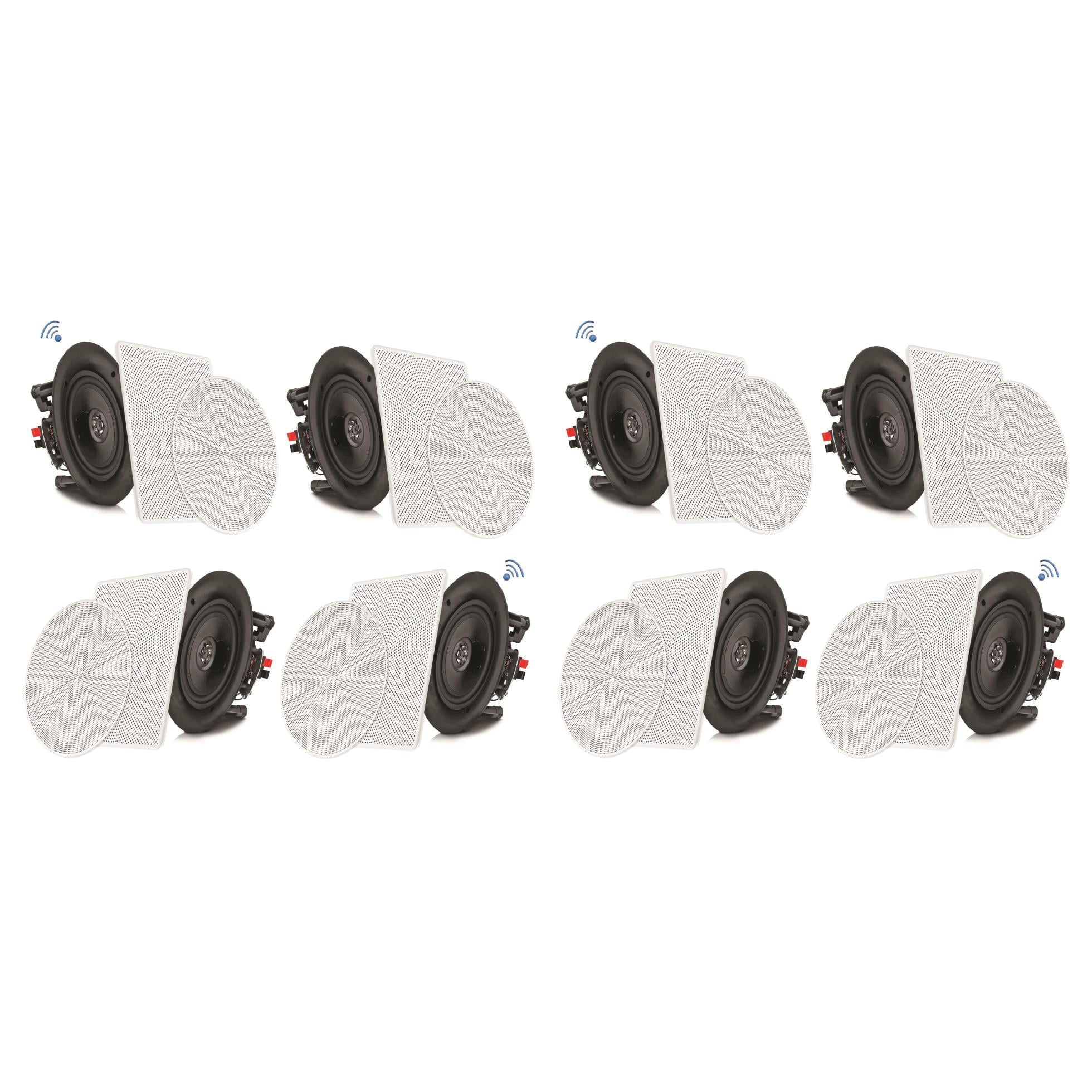 Audio 6.5 Flush Ceiling Mount In Pyle Pk) Way Speakers 2 (8 Bluetooth Wall 200W