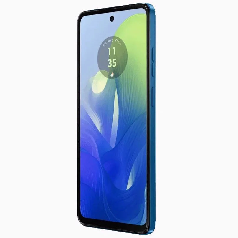 Factory ROM 4G/LTE Smartphone DUAL - (GSM 4GB ONLY Blue) International CDMA) + RAM NO 64GB Unlocked Motorola | SIM Moto Version (Satin G04s