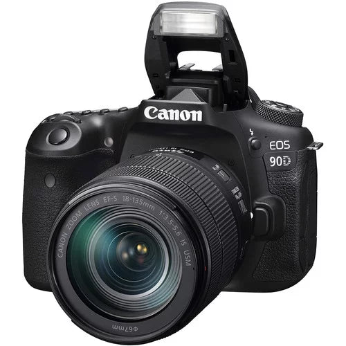 Canon SLR II HD + USM + Original Accessories 18-135mm EOS All Included Canon + Lens Wi-Fi Lens Camera Canon Lens. 1.8 Full Canon 4K30p III Digital IS 90D 50mm 75-300mm