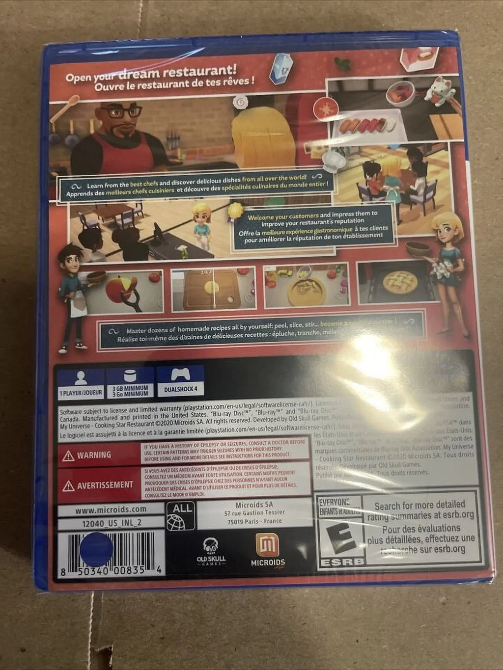 Cooking Restaurant Universe - *BRAND for My PS4 Star NEW*