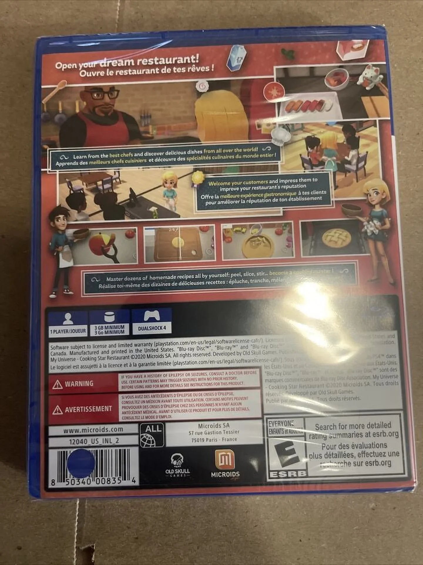 Cooking Restaurant Universe - *BRAND for My PS4 Star NEW*