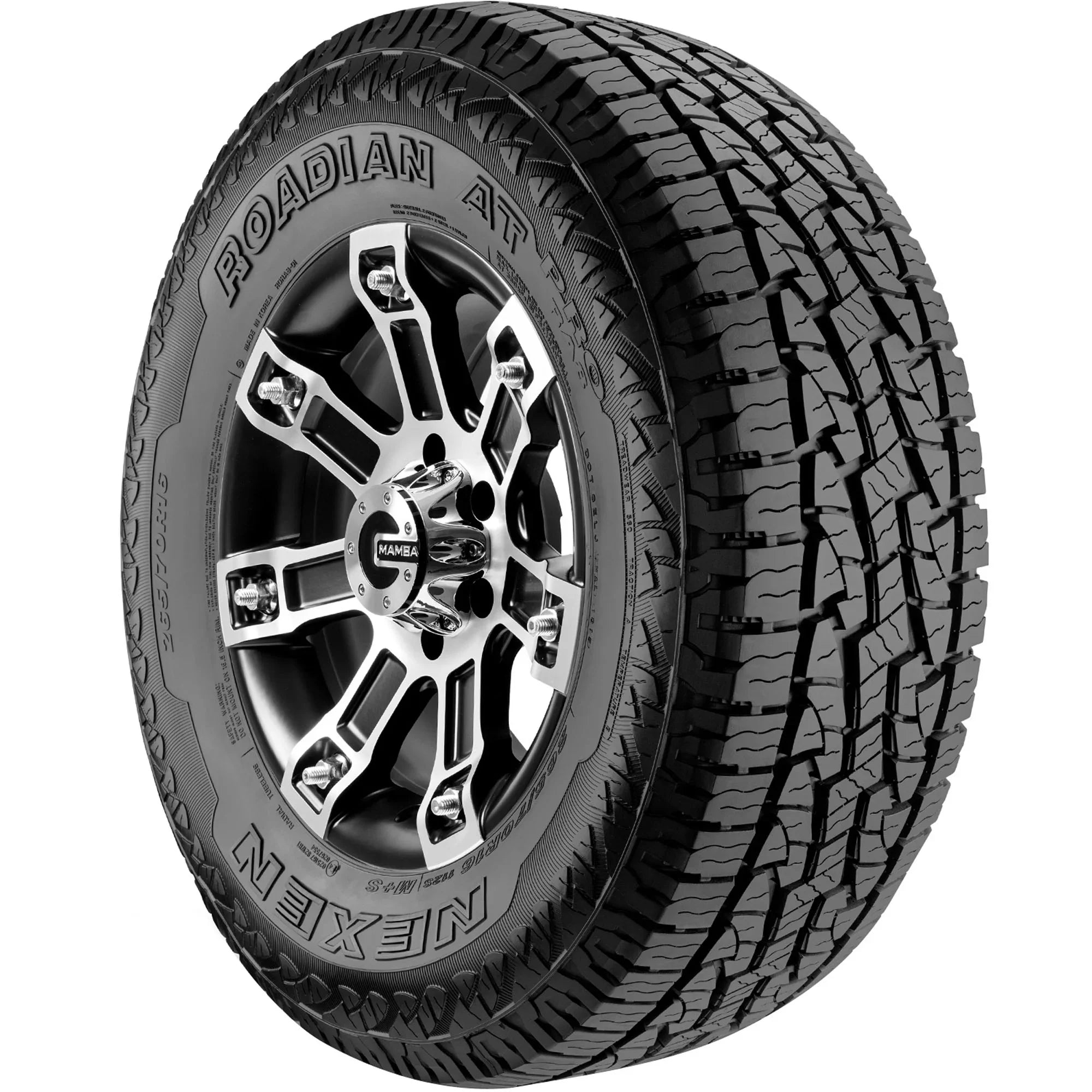 Chevrolet Silverado Chevrolet 1500 All-Terrain Pro High Nexen Fits: Country, 2018 High 1500 Country Roadian LRE/10PLY - Tire LT275/55R20 AT 2014-16 Silverado RA8 Rated